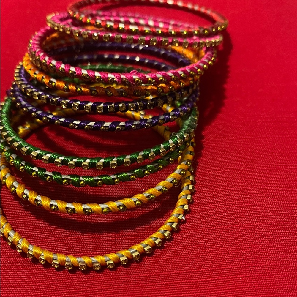 Colorful Women's Bangles Set - Picture 3 of 6